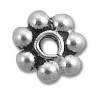 4mm Daisy Spacer 6" per Strand