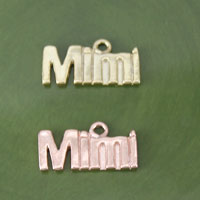 Rose Gold or Gold Plated Mimi Charm