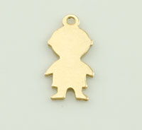 Gold Filled Boy Charm