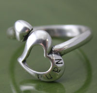 Nana Heart Adjustable Ring
