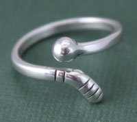 Hockey with Puck Adjustable Ring