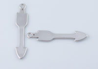 Sterling Silver Plain Arrow Link