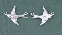 Sterling Silver Sparrow Link Connector