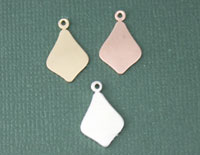 Teardrop Diamond Stamping Blank