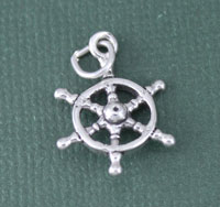 Sterling Silver Ship's Wheel