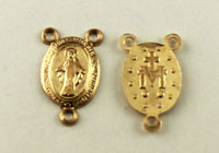 Gold Filled Rosary Center Station