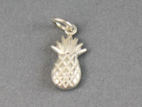 Sterling Silver 2D Pineapple Charm