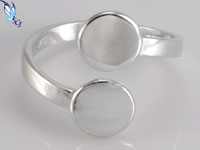 Round Disc Band Ring