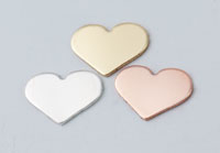 Small Heart Stamping Blank