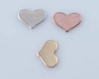 Mini Initial Heart Tag