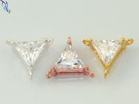 7mm CZ Triangle Link Connector