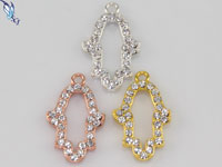 Pave Cutout Hamsa Charm