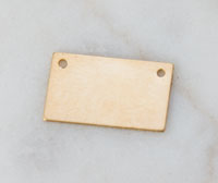 Gold Filled Name Plate Bar