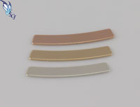 slight curve bar, gold filled, rose gold filled, sterling silver, hand stamping