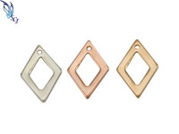 Open Diamond Shape Charm