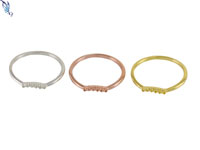 Stackable Crown Band Ring