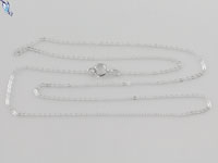 1.2mm Flat Cable Chain w/ Spring Ring