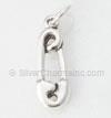 Sterling Silver Safety Pin Charm