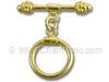 Vermeil Round Toggle