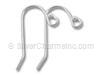 Silver Ear Wire with 1.5mm Ball Finding