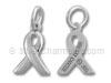 Sterling Silver Breast Cancer Awareness Ribbon Pendant