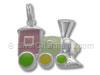 Sterling Silver Enamel Train with Multi Color