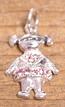 Birthstone Girl with Crystal Dress Charm