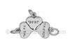 3 Piece We're Best Friends Charm