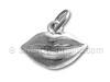 Sterling Silver Lips Charm