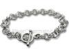 8" Charm Bracelet with Plain Toggle