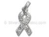 Awareness Ribbon with Clear Cz Stone