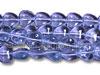 Czech 8mm Sapphire Glass Heart