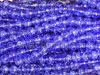 Czech 6mm Sapphire Crackle