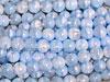 8mm Two-Tone Blue Glass Beads