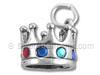 Multi-CZ Crystal Stone Crown Charm