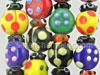 Multi-Color Ladybug Glass Bead