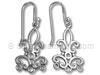 Silver Chandelier Earring Findings