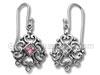 Silver CZ Chandelier Earring Findings