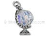 Sterling Silver Crystal Globe