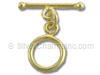 Plain Vermeil Toggle