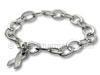 Adjustable Oval Link Ribbon Bracelet