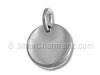 Engravable Disc 15mm Round Tag Charm