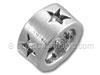 Silver Spacer Bead with Star