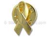 Gold Plated Ribbon Pin