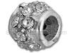 Cubic Zirconia Pava Spacer Bead