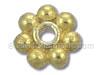 Gold Daisy Spacer Beads