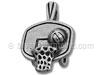 Silver Basketball Pendant