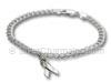 7" Awareness Ribbon Charm Bracelet