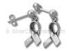Awareness Dangle Stud Earrings