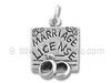 Marriage License Charm
